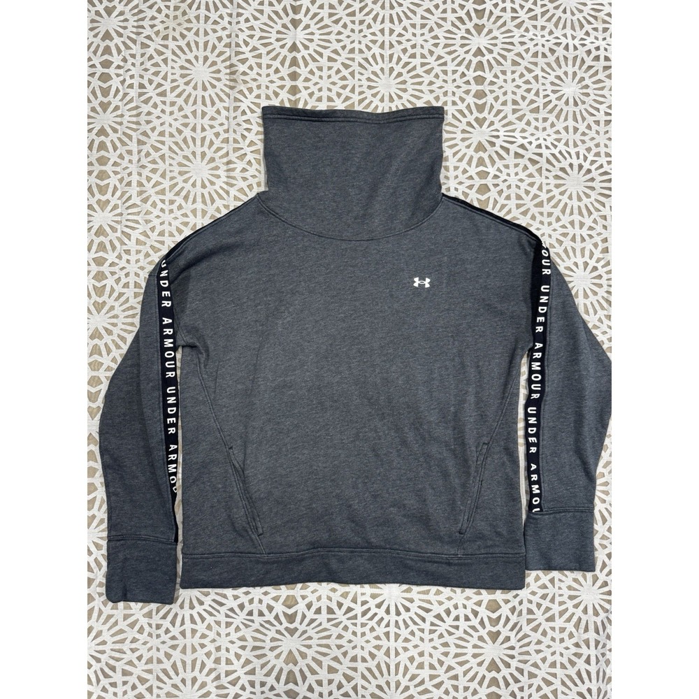 Under Armour Women's MediumStorm Fleece Lined Graphic Pullover Cowl Neck Sweater